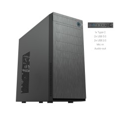 Chieftec Elox Series HC-10B-OP Tower ATX Sort
